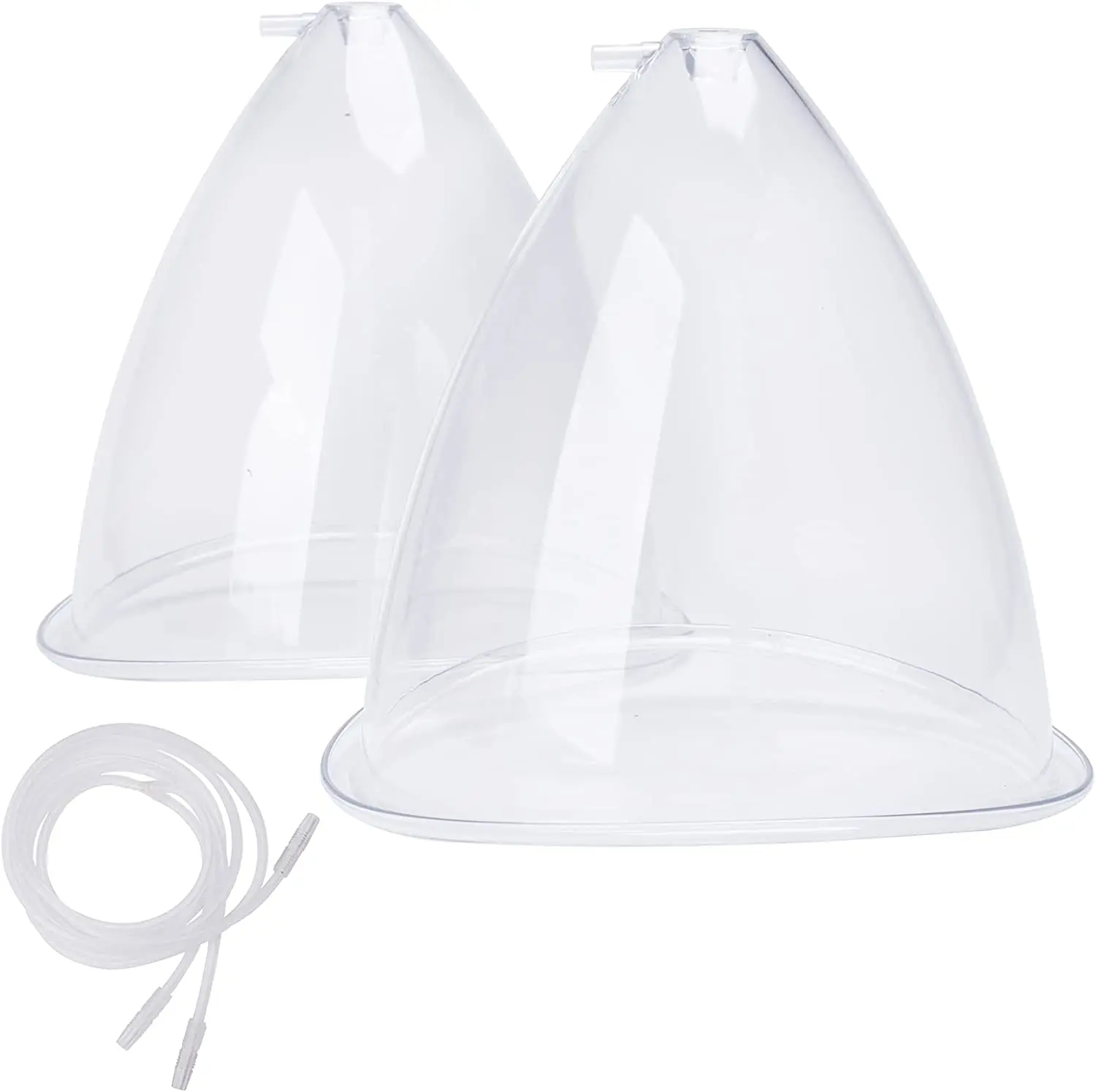 Kit de ventosas para reposicionamento e massagem com bomba de vácuo para aumento dos seios e lifting dos glúteos (180ml)