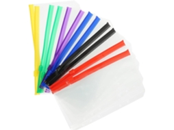 Sacos Com Zíper Didiseaon Para Pastas A6, 12 Unidades Reutilizáveis, Bolso Decorativo Removível, Material Durável Para