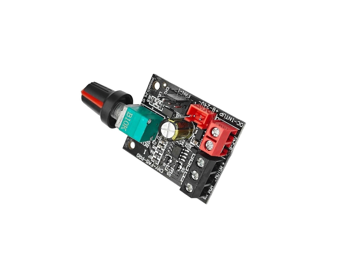 Compactly Safe Fireproof Dc8-24v Pwm Speed Controller Speed Regulator Module For Brushless Motors 5a 4wire Construction Multicolor1 Pack