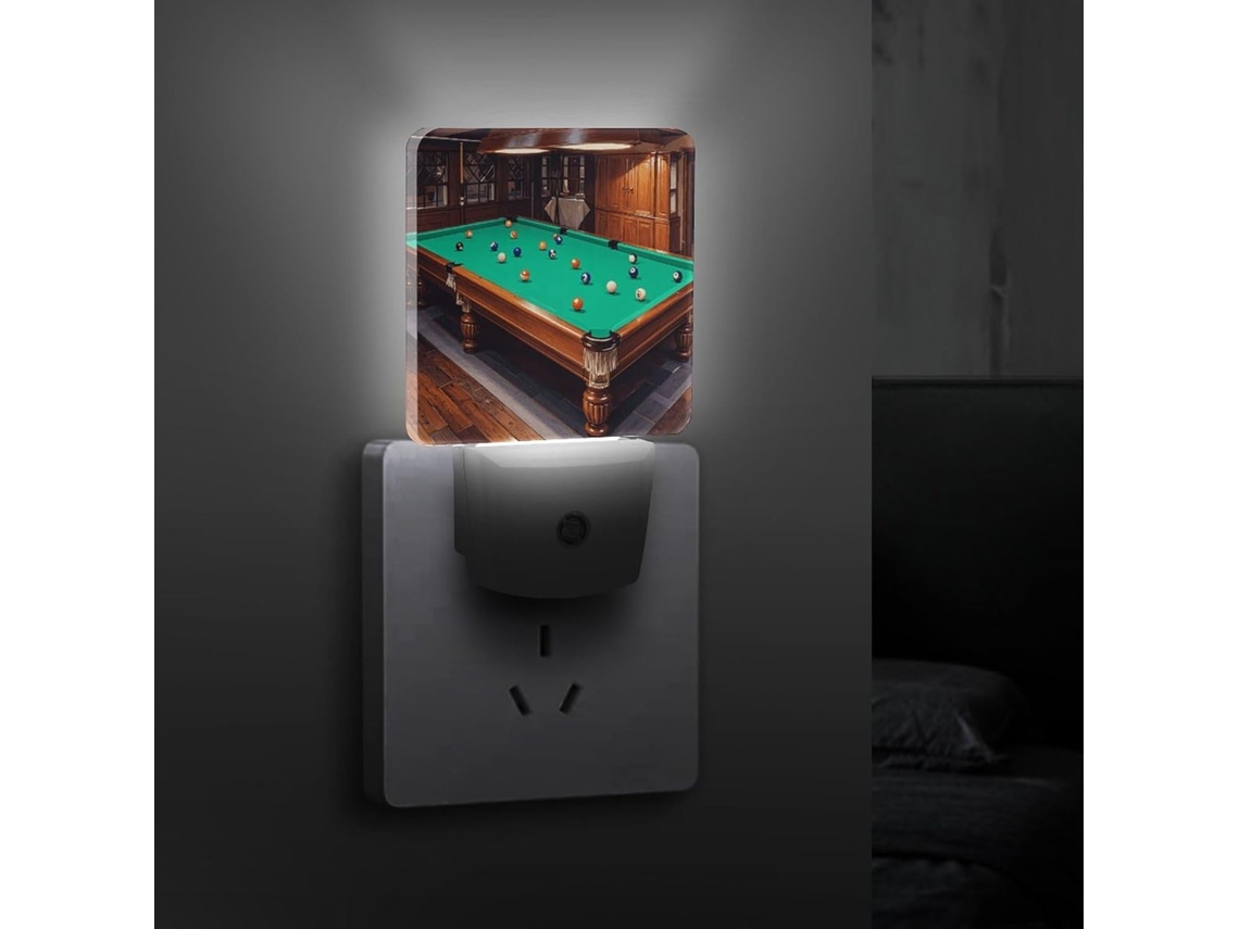 Bilhar Night Light Com Sensor Crepuscular, Eficiente E Decorativo Quarto, Banheiro, Cozinha, Escadas E