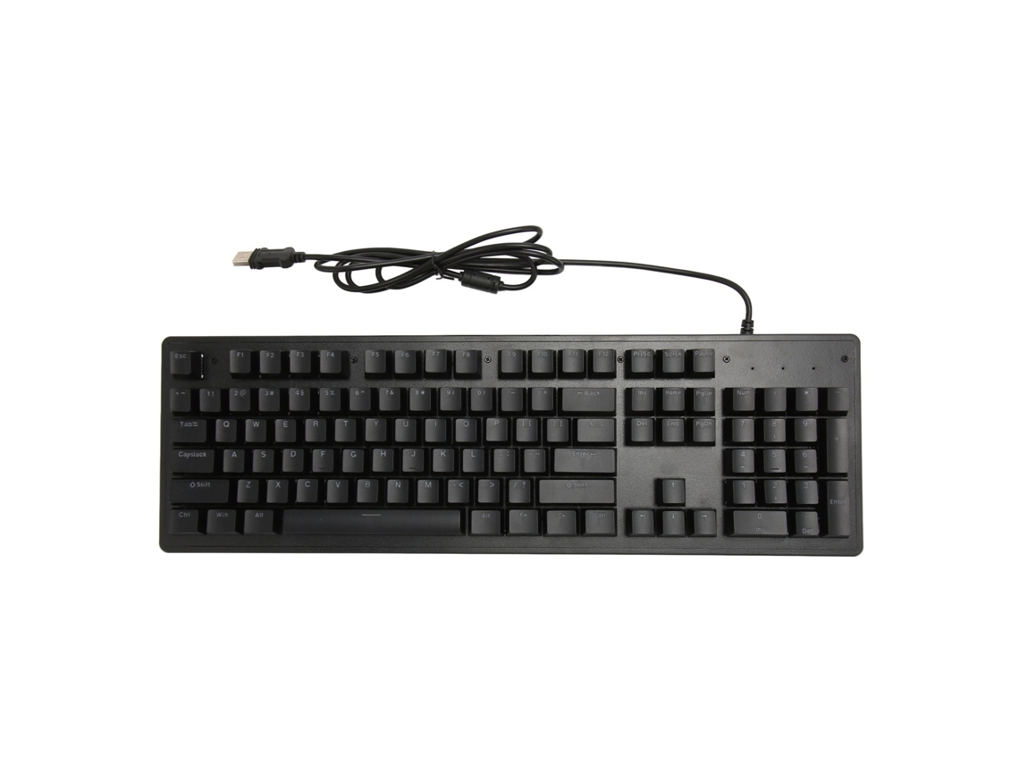 Lurelia Teclado Usb, Com Fio, 104 Teclas, Mecânico, Rgb, Gaming, Compacto, Retro