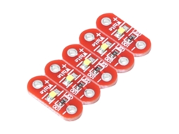 Laxiscreed Módulo De Estilhaço Led Wearable Branco Compatível Com Arduino, 3-5v
