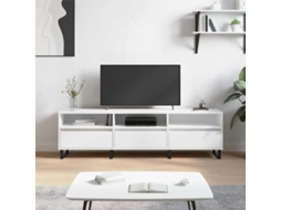 Vidaxl Móvel De Tv 150x30x44,5 Cm Derivados De Madeira Branco