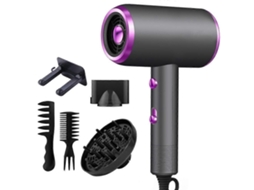 Secador De Cabelo Profissional 1800w Potente Com Tecnologia Iônica, Difusor, 2 Velocidades, 3 Botões De Aquecimento E Ar Frio Para Mulheres.