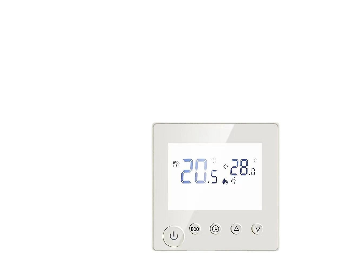Lurelia Termostato Inteligente Certificado Energy Star, Instalação Faça Você Mesmo, Funciona Com Fio C 1 Peça