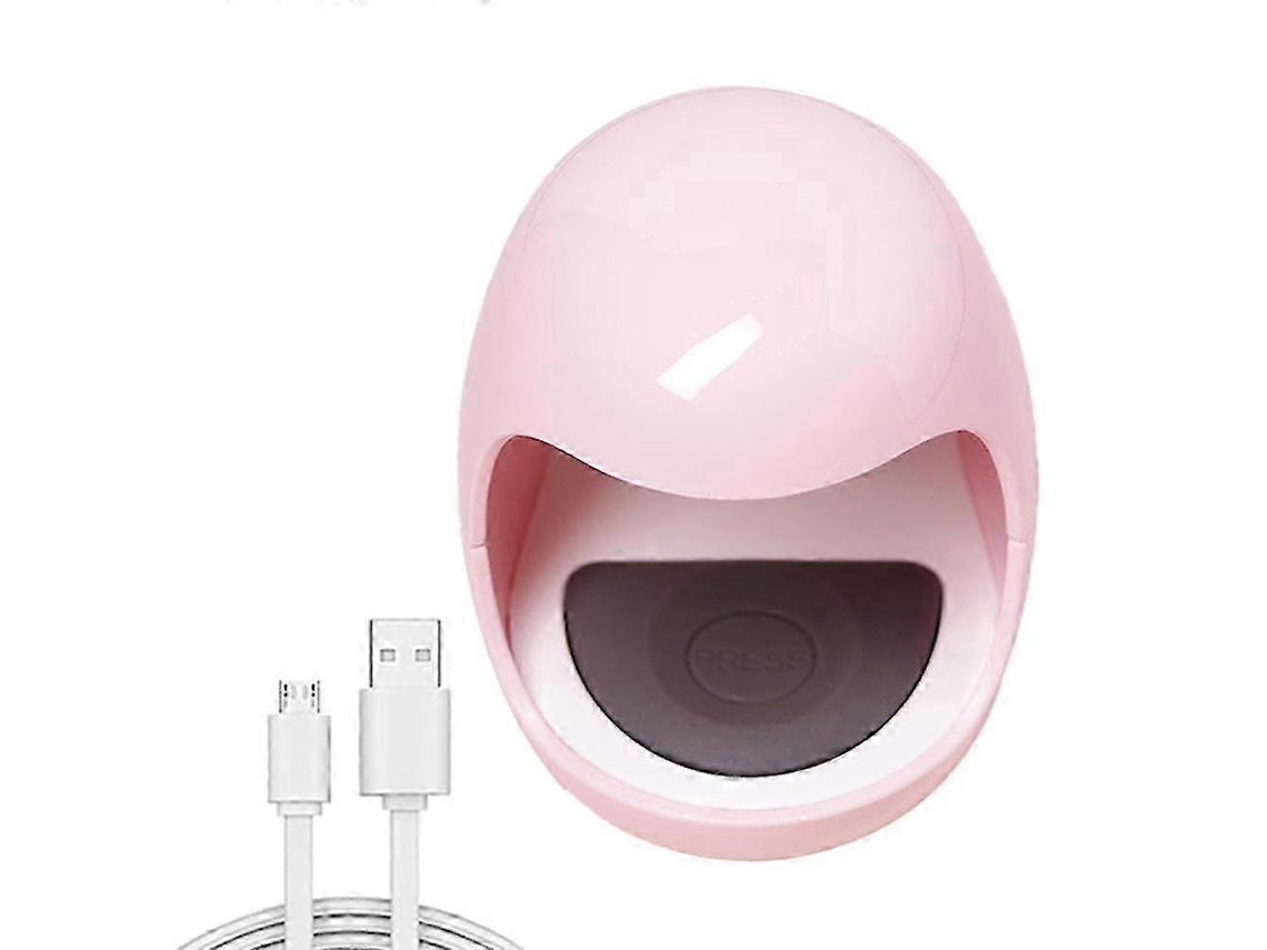 Mini Lâmpada Led Portátil Para Secagem Rápida De Unhas De Gel E Acrílico Rosa Ly Ebike
