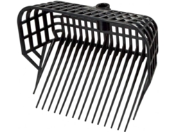 Cabeça de Forquilha KERBL (Preto - Plástico - 38 x 30 cm)