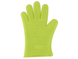 Luvas de Silicone Anti escorregamento Isolante para Forno e Micro ondas Cozinha Verde