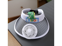 Chapéu com Ventilador Movido a Energia Solar para Viagens Ao Ar Livre e Ciclismo, Proteção Solar e Proteção Contra o Sol. MDUG (bailong)