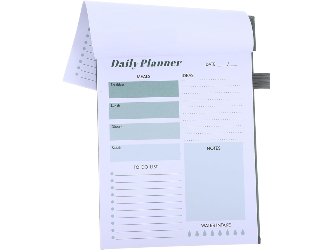 Caderno de Reuniões com Layout Claro e Impressão Nítida, Planejador Diário Multifuncional em Papel