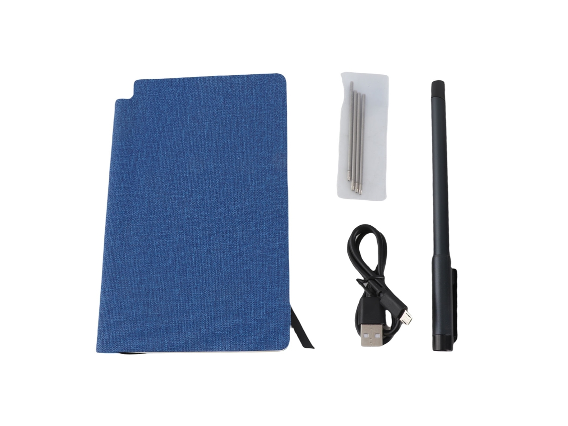 Bloco De Notas Digital Com Caneta Bloco De Escrita Eletrônico Reconhecimento De Texto Ocr Azul