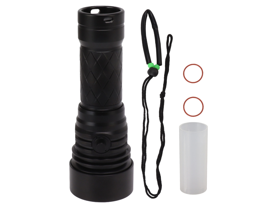 Lanterna de Mergulho 3000lm IPX8 Impermeável 100m 5 Modos Profissional | S/MARCA