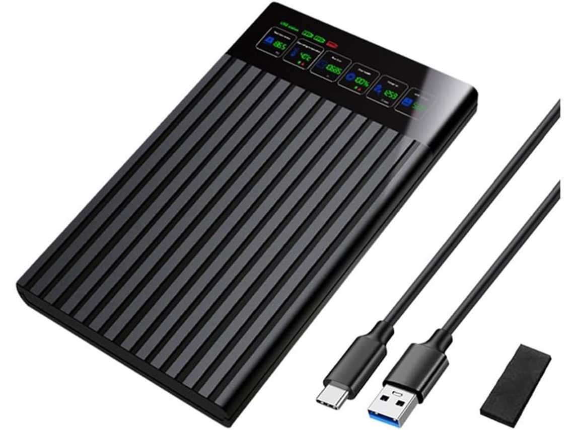 Gabinete Para Disco Rígido De 2,5 Polegadas Com Usb 3.1, 6 Gbps