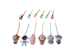 Suporte Para Tee De Golfe Cartoon Com Cordão Anti-perdas 6 Peças Plástico E Borracha Porta-tee Prático
