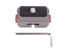 Base de Liberação Rápida de Metal EOOCOO para Insta360 Acepro2 X4 X3 X2 (conjunto de adaptador magnético)