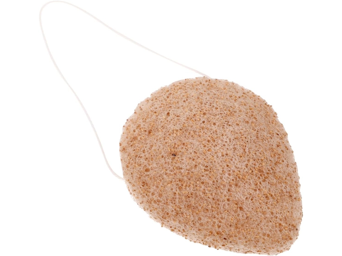 Esponja Facial Esfoliante Macia Feita De Caroço De Noz, Para Limpeza E Espessamento.