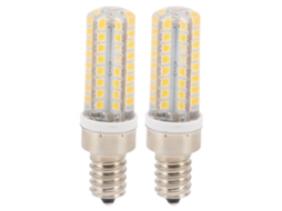 2 lâmpadas LED E14 5W 230V 3000K iluminação quente para lar bar substituição | S/MARCA