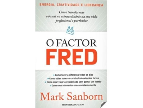 Livro O Factor Fred de Marc Sanborn (Português)