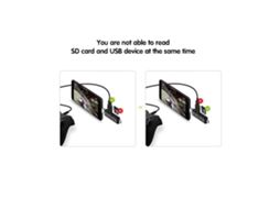 Leitor De Cartões 3 Em 1 Type C, Otg Para Pc E Celular, Compatível, Preto Luz Dourada