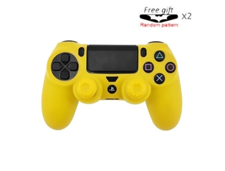 Capa para comando PS4 MOROROR Amarelo