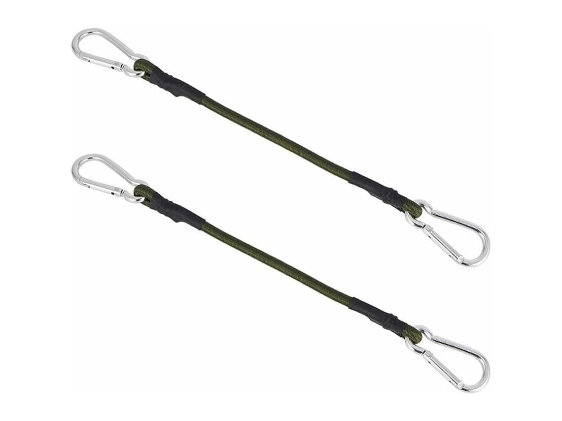 Extensão Elástica Com Crochê, Varal Longo, Para Bagagem, Corda, Pacote Com 2 Unidades(laço Elástico Para Escalada De 90 Cm)