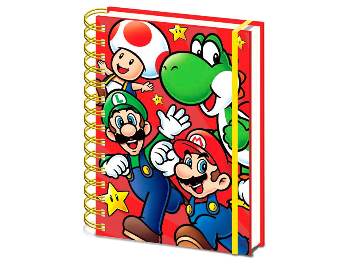 Caderno Nintendo Super Mario Bros A5