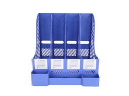 Organizador de arquivos e porta-revistas Golden Light (armazenamento e suporte)