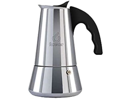 Cafeteira KAUFGUT Miss Conny Aço Inoxidável Compatível com Indução Cabo Antiderrapante