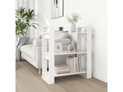 Book Cabinet, Book Cabinets Vidaxl Branco Madeira De Pinho (80 X 35 X 91 Cm)