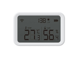 Sensor Inteligente De Temperatura E Umidade Zigbee, Higrômetro E Termômetro Sem Fio Com Alertas De Aplicativo E Exportação De Dados Para Estufas
