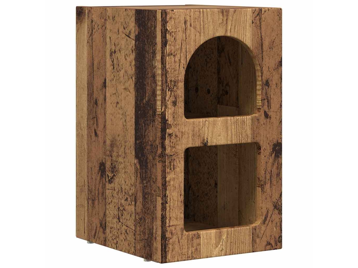 Mesa de cabeceira Madeira Antiga 29,5 X 33,5 X 50 Cm MAISON EXCLUSIVE