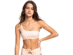 Parte Cima Biquíni Classic One Shoulder Aop Branco M Mulherquiksilver