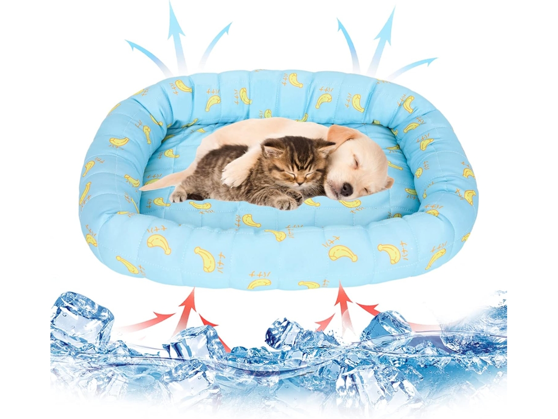 Tapete Refrescante, para Cães, Autorefrescante, Uso no Verão, 45x40 Cm, Azul AQUAFORGE