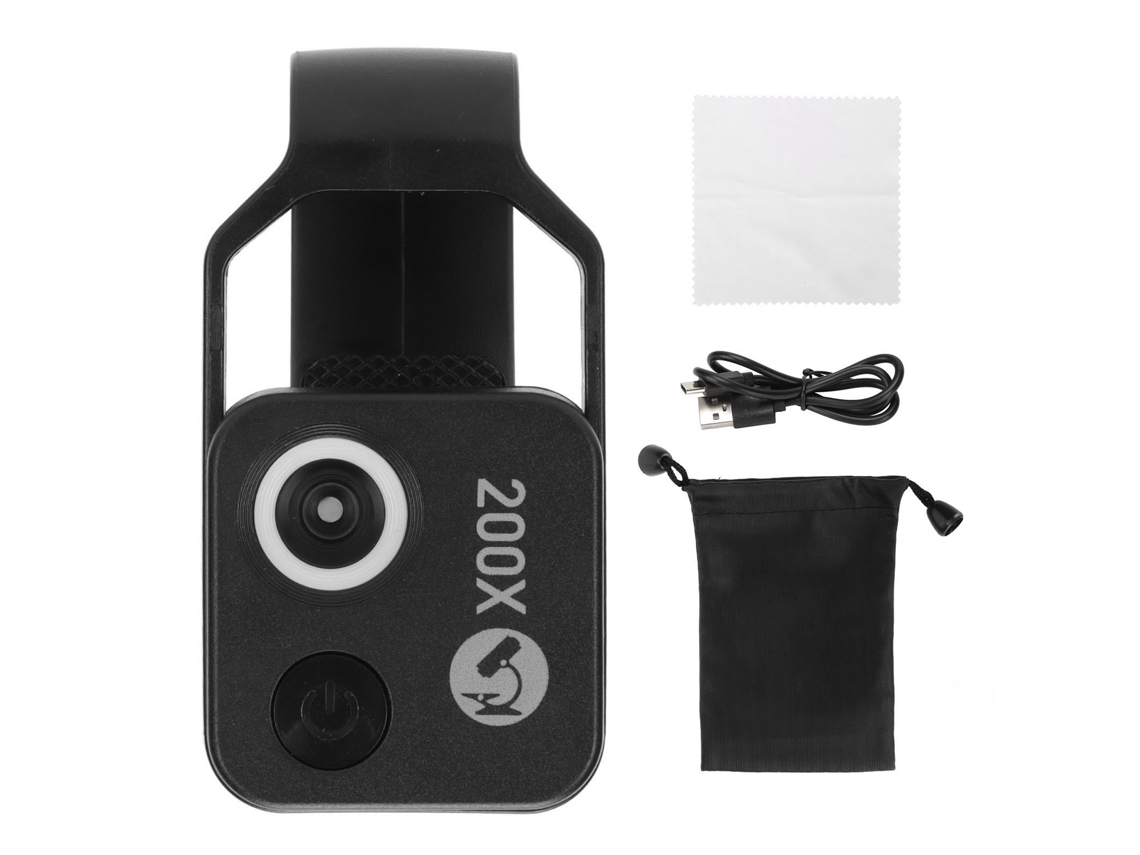 Lente Microscópio Celular 200x LAXISCREED Led