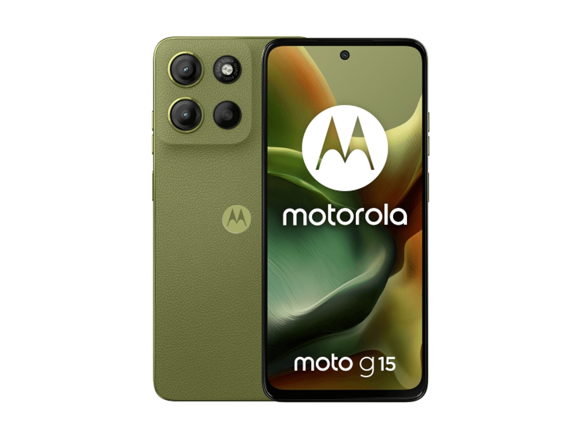 Moto G15 4g 4gb 128gb Verde Iguana Verde Dual Im Motorola