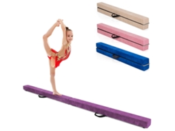 Trave de Equilíbrio Dobrável 210 Cm Ginástica Antiderrapante Roxa NORTHIX | NORTHIX