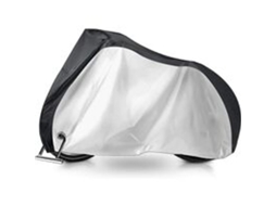 Capa Para Bicicleta Impermeável Anti-chuva Uv Protetora Para Bicicleta De Estrada 200x70x110cm Prata E Preta
