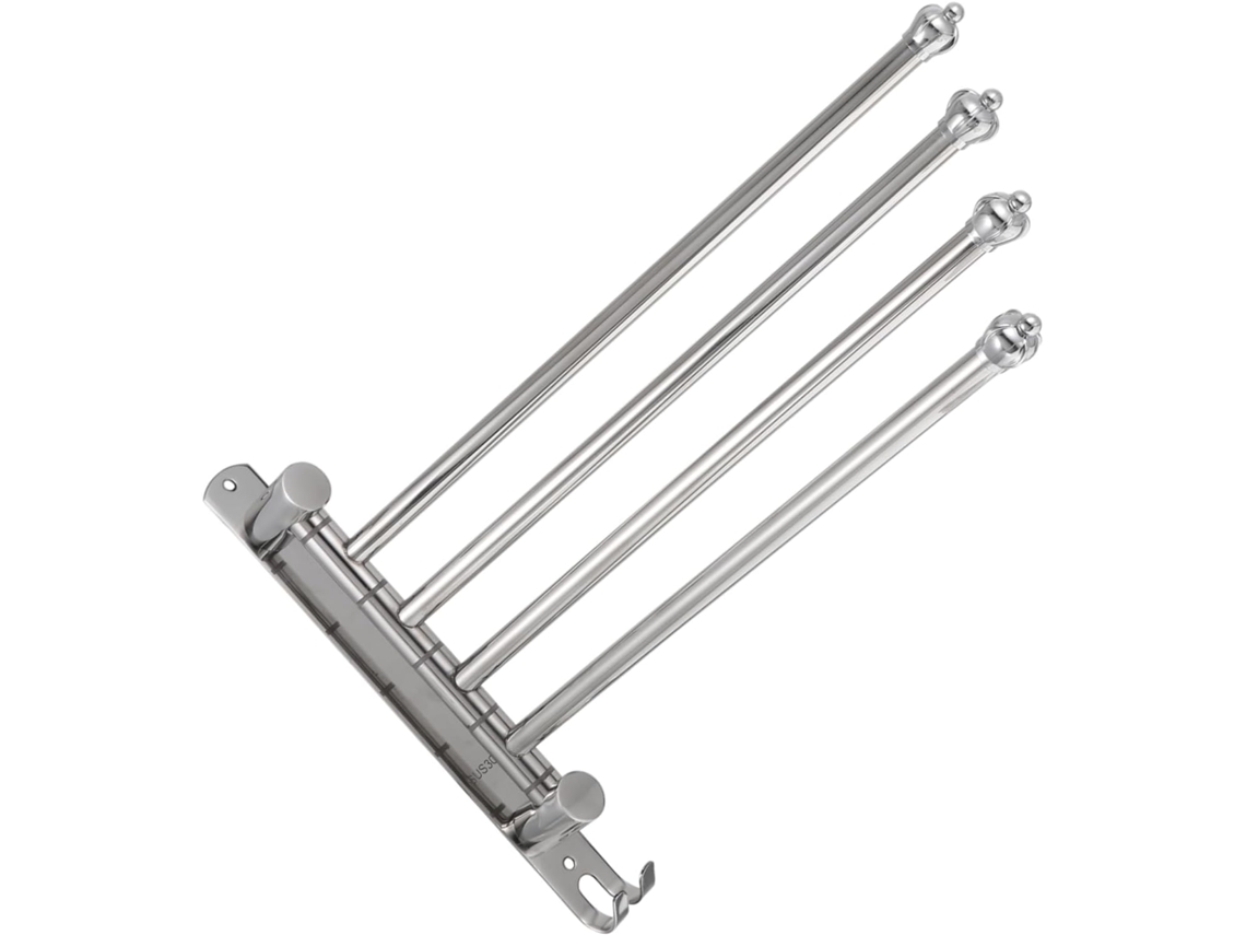 Suporte Para Toalhas Uonlytech Em Aço Inoxidável Com Design Giratório, Sem Necessidade De Furar, Suporte Prático Para