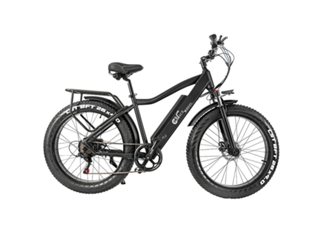 Bicicleta Elétrica CMACEWHEEL J26 750W Motor 40-45Km/H 17Ah Bateria Freio Disco Preto