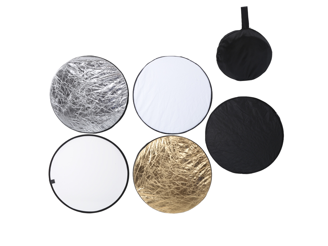 80cm 5 In 1 Handhold Collapsible Light Round Disc Reflector Photography Diffuser Kits LAXISCREED
