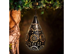 Luminária Solar Externa para Jardim, Modelo Daisy Iron Hanging Lamp, Cerca Led Projection Editioncjy 5 AQUAFORGE
