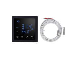 Termostato de Piso Elétrico com Display LED, Controle Inteligente, 16A, AC85-250V