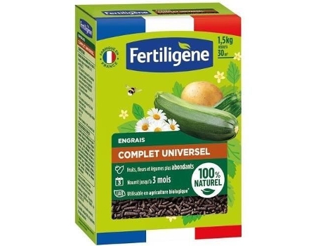 Fertilizante Universal Completo Fertiligene 100 Natural Uab Caixa de 1,5 kg