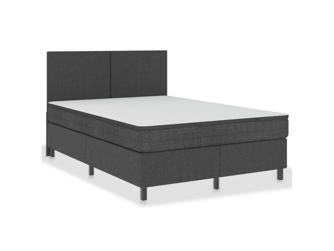 Box Spring Bed Frame, Box Spring Bed Frames Vidaxl Cinzeto Tecido (180 X 200 Cm)