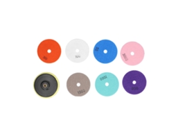 Kit de lixa diamantada de 7 peças, discos de polimento para uso a seco e úmido, granulação variável, 1 suporte, para granito e mármore, 10 cm (4 polegadas)