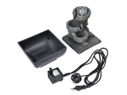 Fonte De Mesa Resina Com Luz Bola Plugue Eu 220v