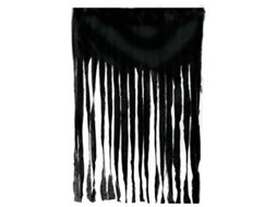 Adereço GUIRCA Cortina Preta Decorativa 100X200 Cm
