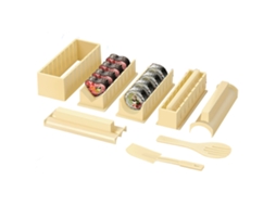 Conjunto De 10 Peças Em Caixa Colorida, Utensílios Japoneses Para Sushi, Incluindo Molde Para Bolinhos De Arroz