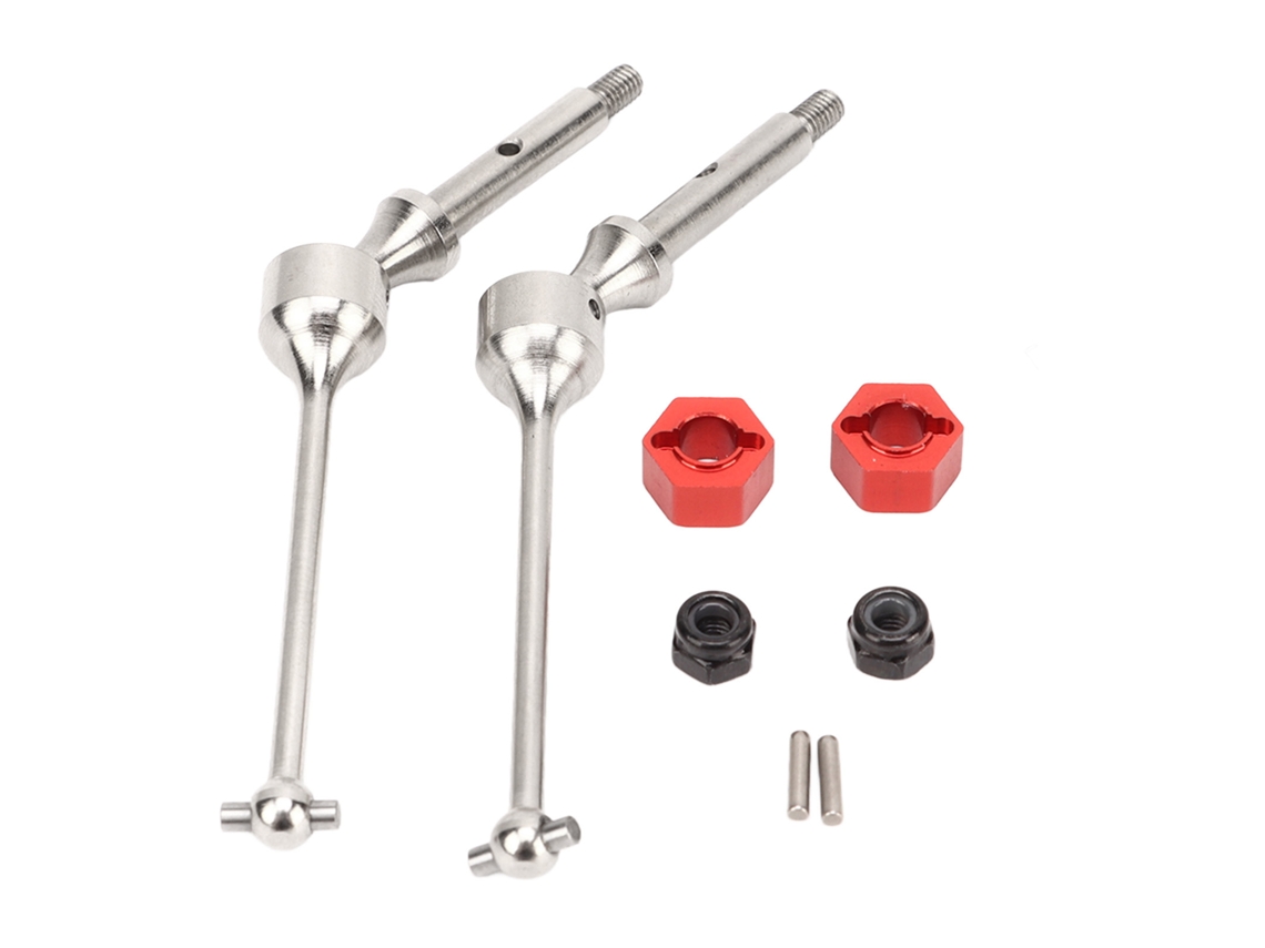 Mali eixo de Transmissão Traseiro Cvd de Aço para Carro Rc Losi 1/18 Mini B Mini T 2.0 Prata