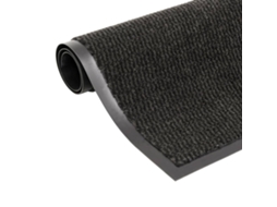 Vidaxl Tapete Controlo De Pó Retangular Tufado 60x90 Cm Preto